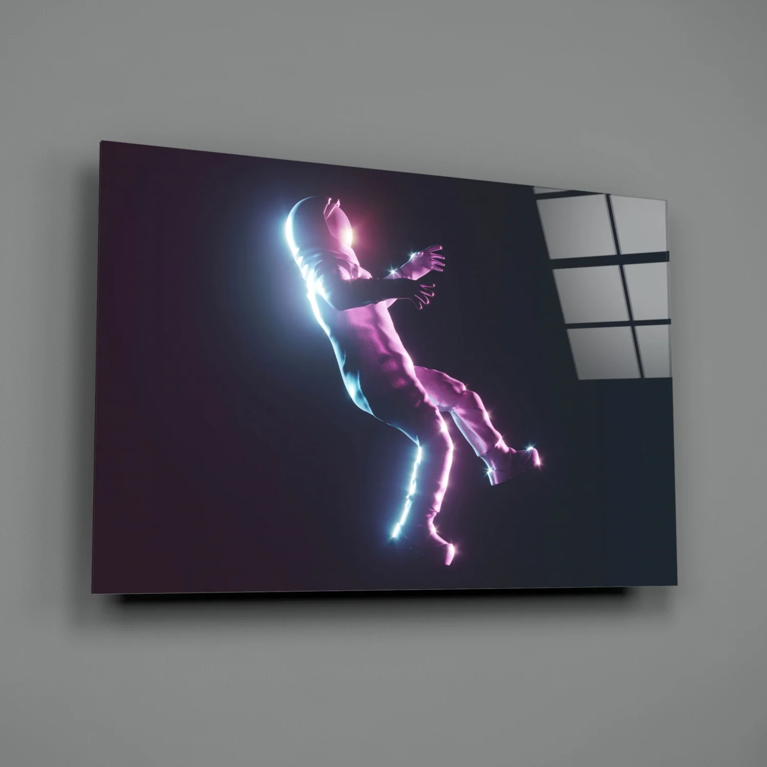 Astronaut Glass Wall Art - Image 3