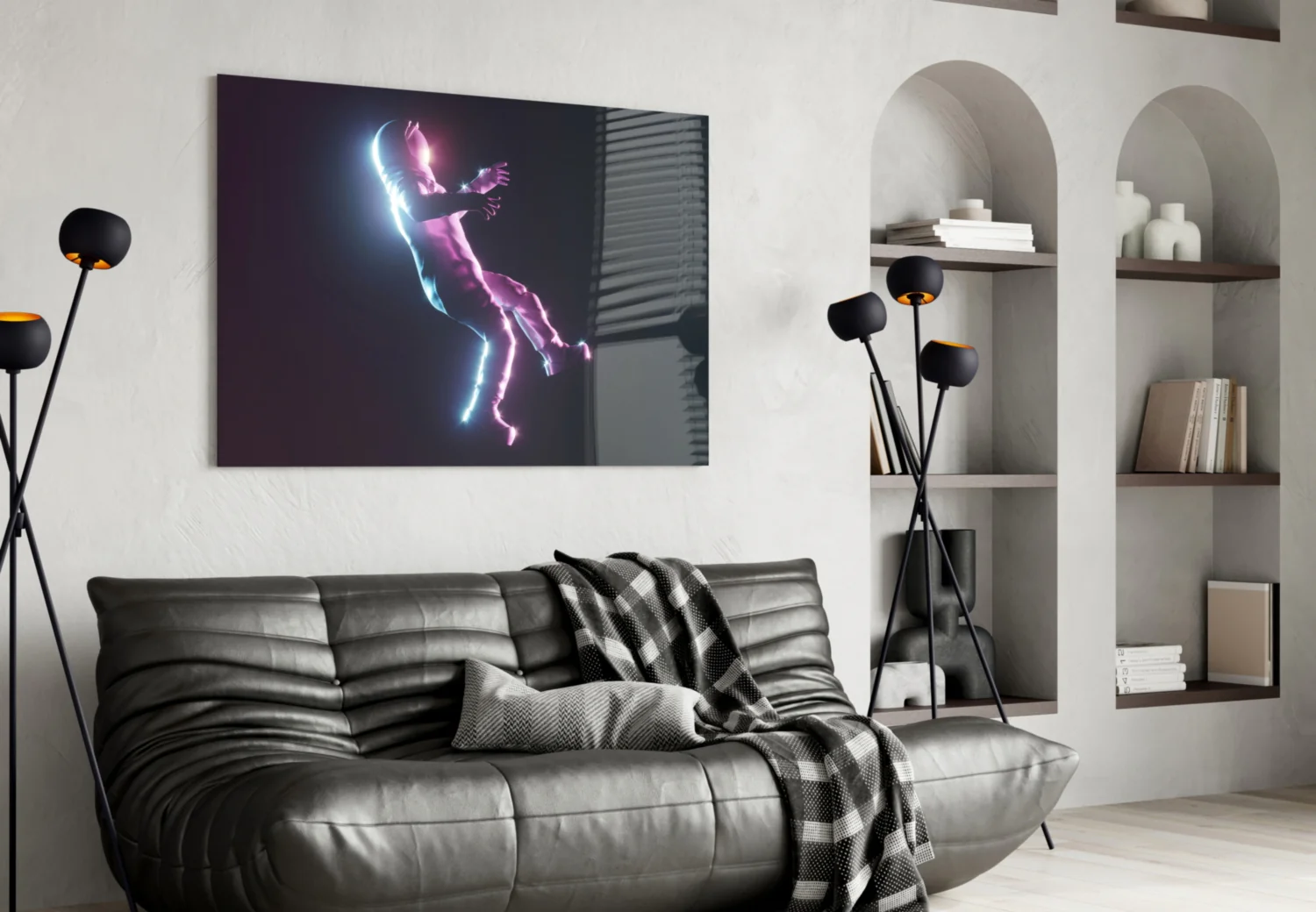 Astronaut Glass Wall Art - Image 5