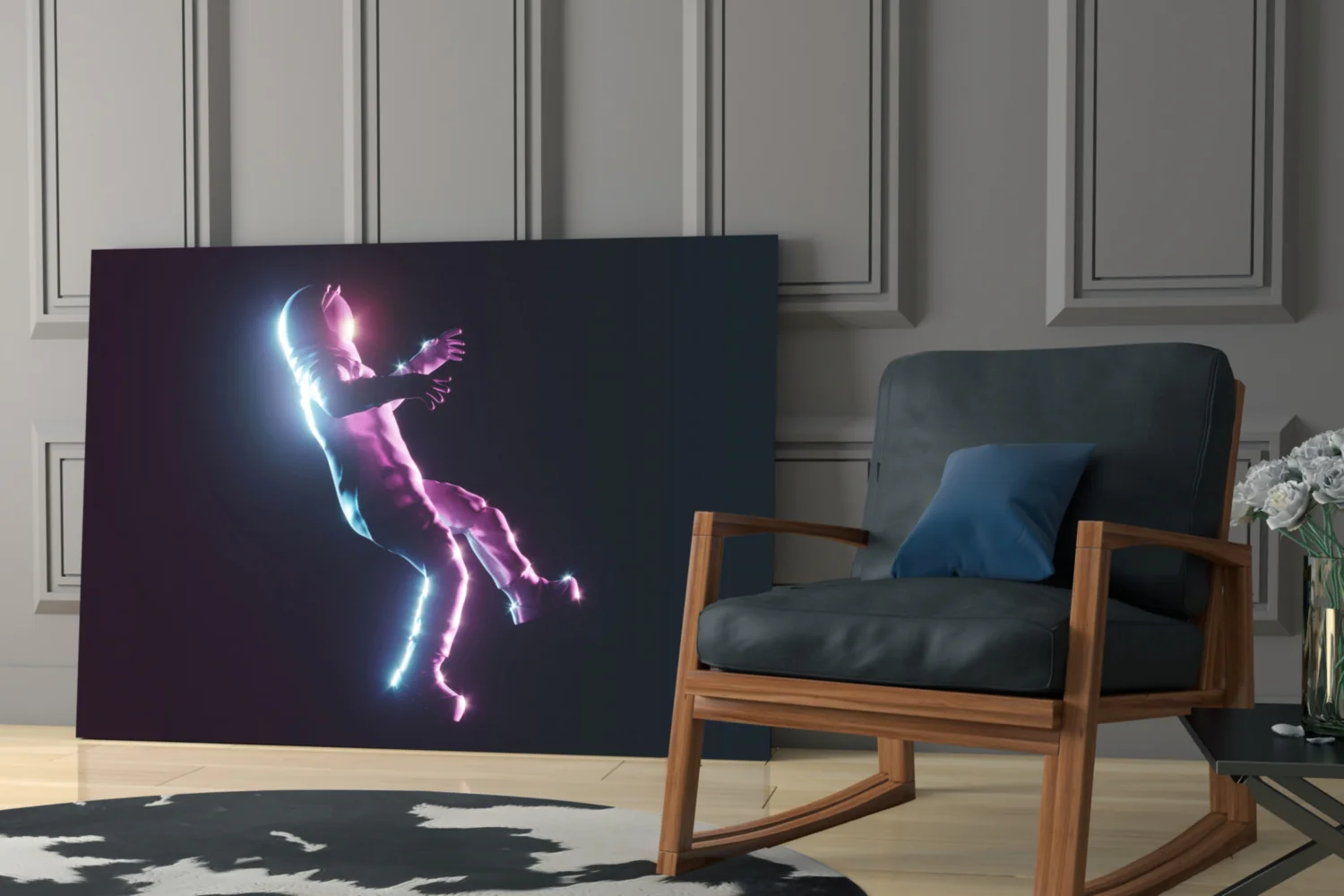 Astronaut Glass Wall Art - Image 7