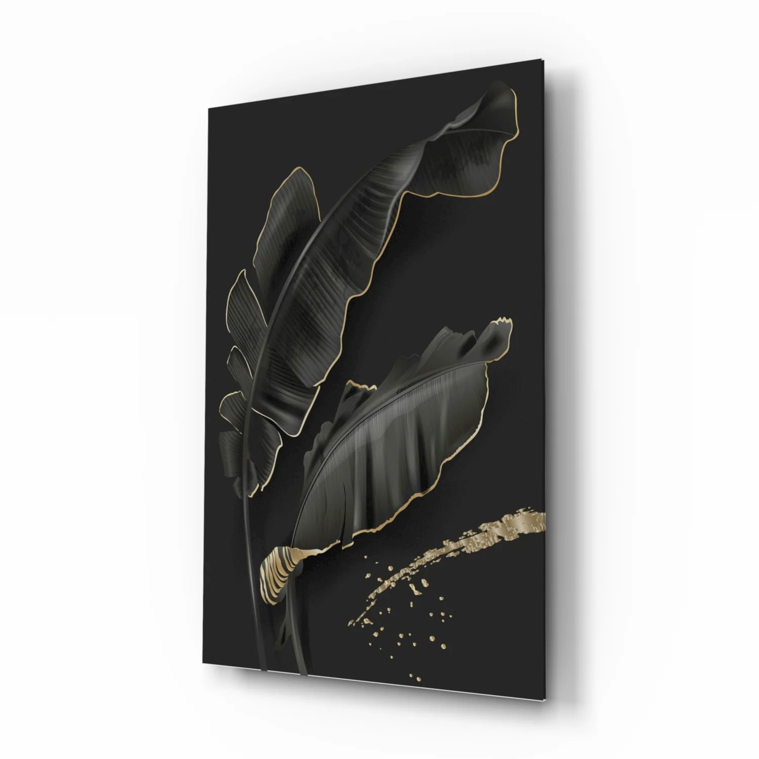 Leaf Glass Wall Art - Image 2