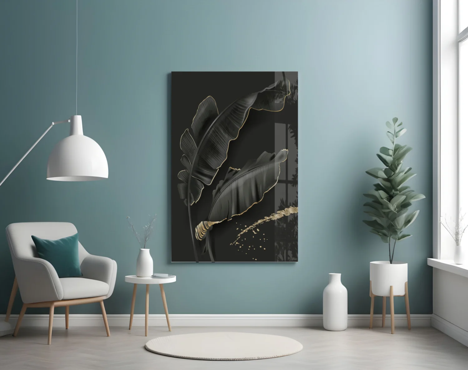 Leaf Glass Wall Art - Image 5