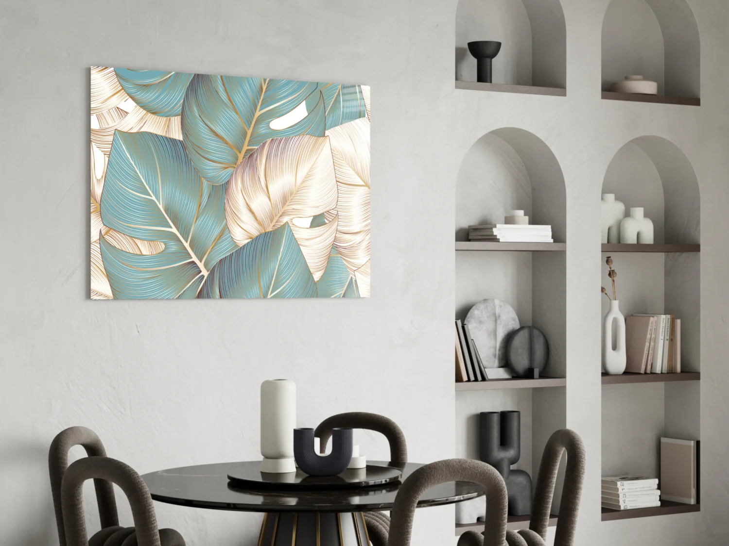 Leaves Glass Wall Art - Image 6