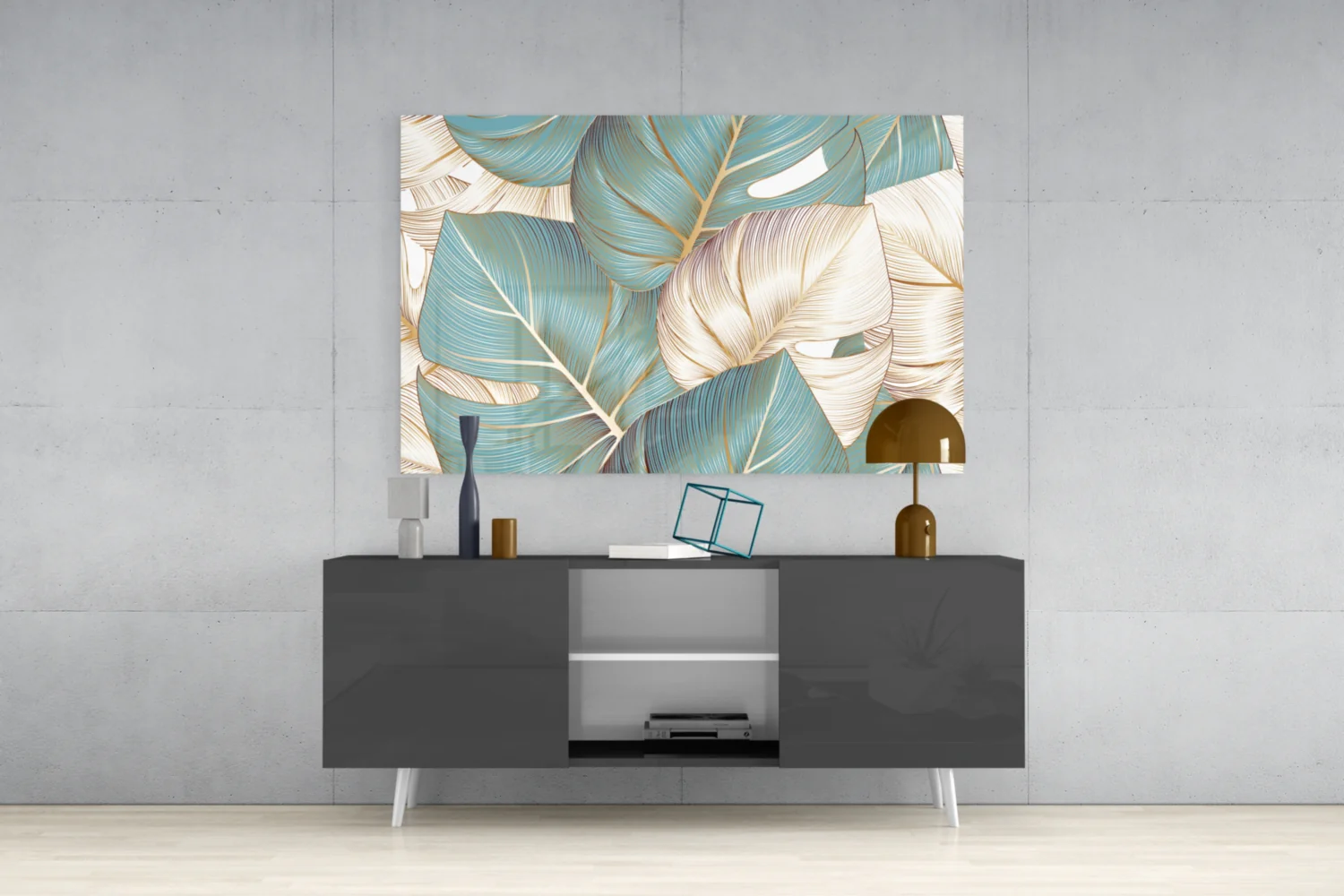 Leaves Glass Wall Art - Image 9