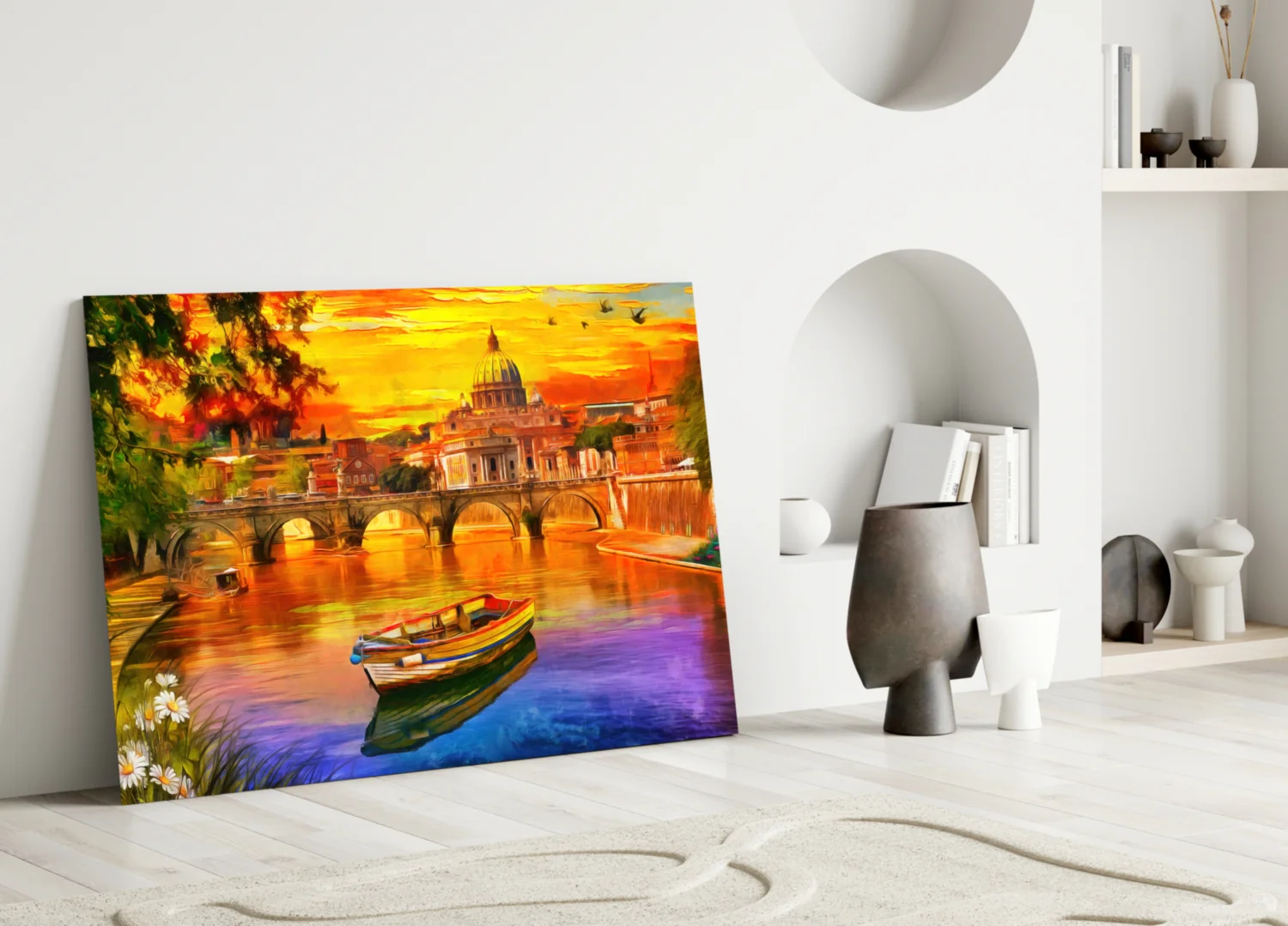 St. Peter's Basilica Glass Wall Art - Image 4