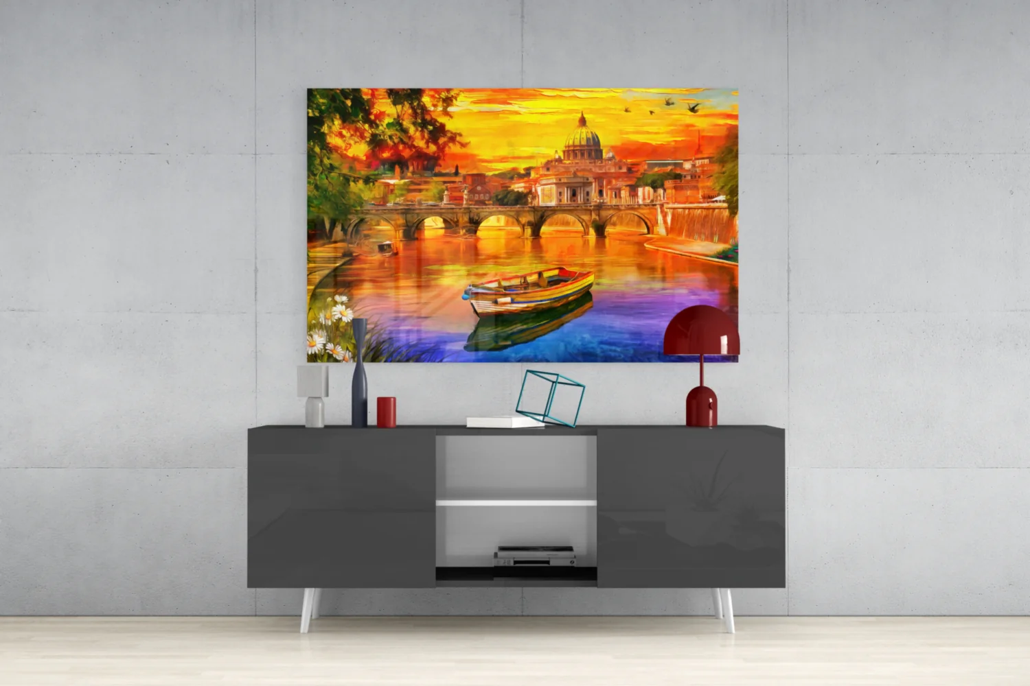 St. Peter's Basilica Glass Wall Art - Image 9