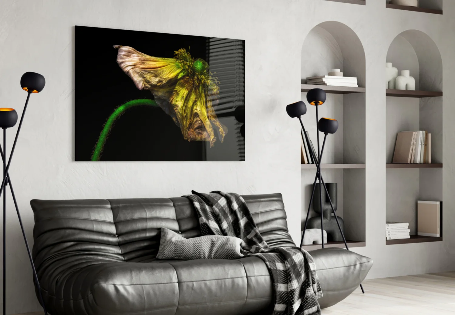 Flower Glass Wall Art - Image 5