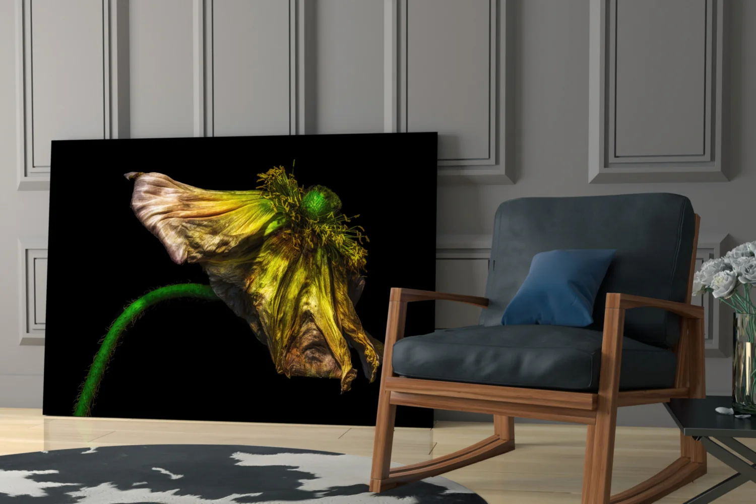 Flower Glass Wall Art - Image 7