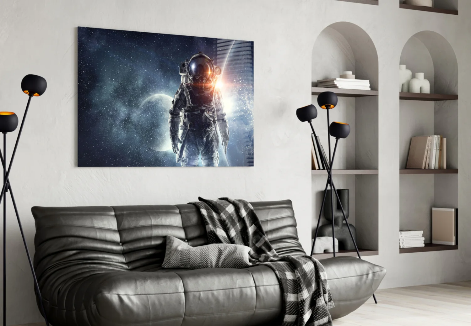 Astronaut Glass Wall Art - Image 5