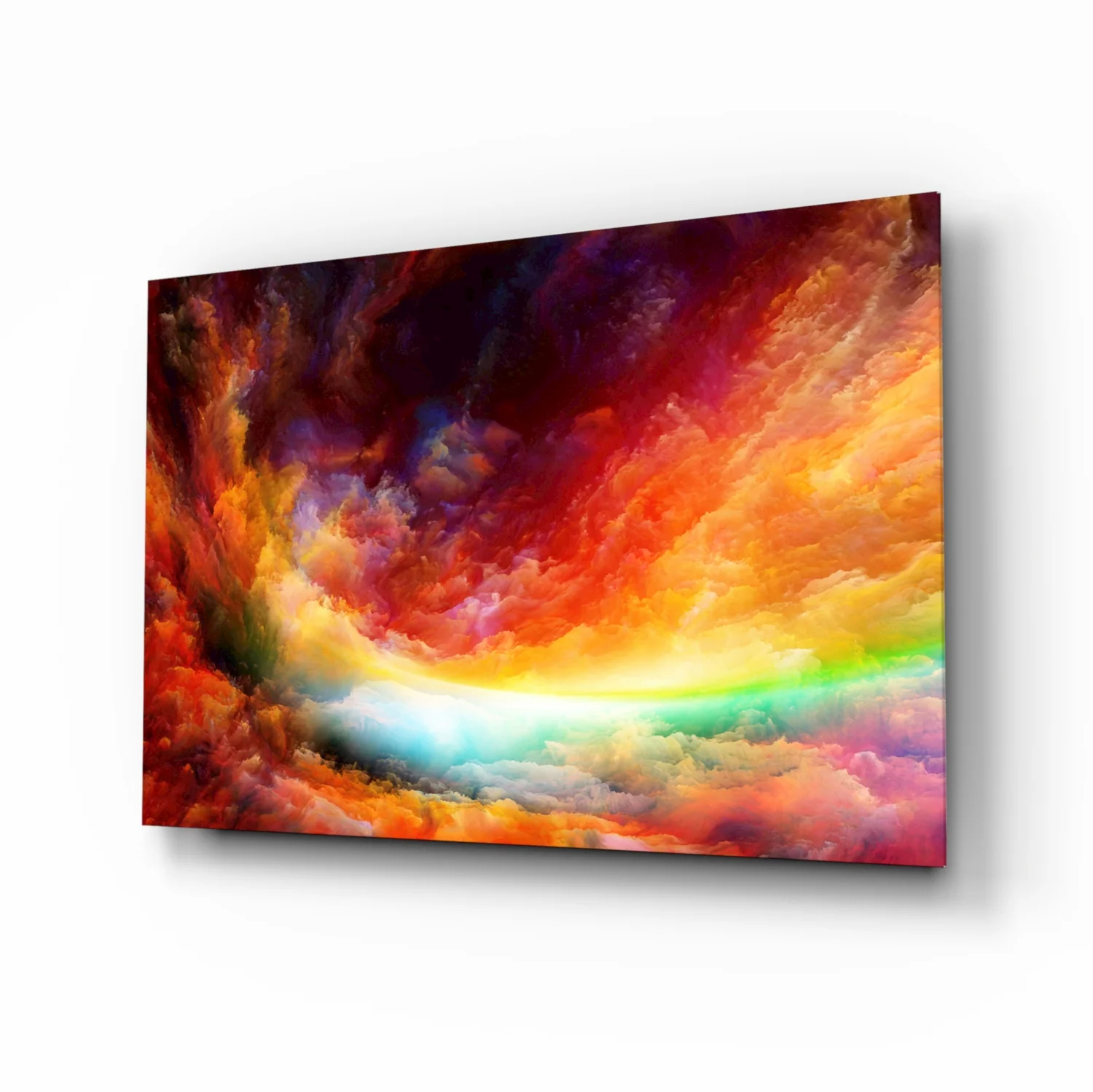 Abstract Glass Wall Art - Image 2