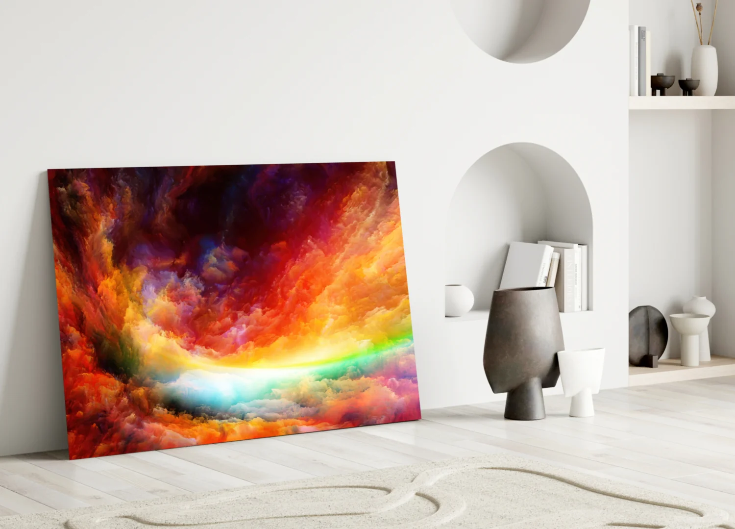 Abstract Glass Wall Art - Image 4