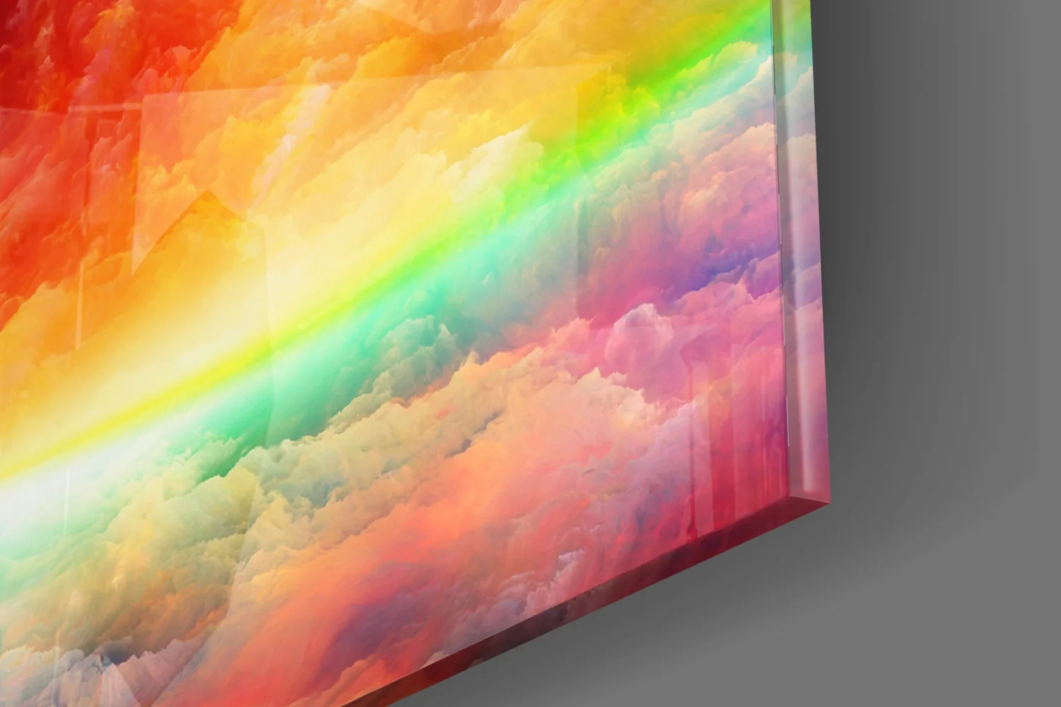 Abstract Glass Wall Art - Image 8