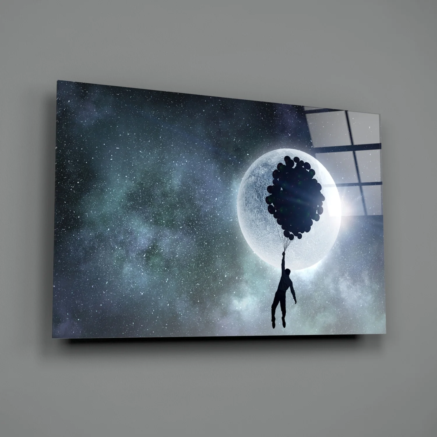 Hot Air Balloons Glass Wall Art - Image 3