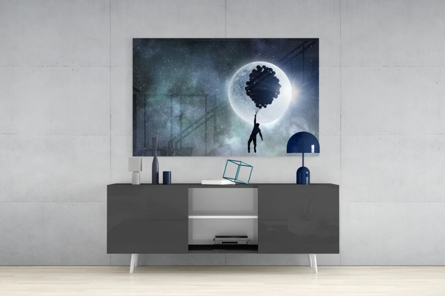 Hot Air Balloons Glass Wall Art - Image 9