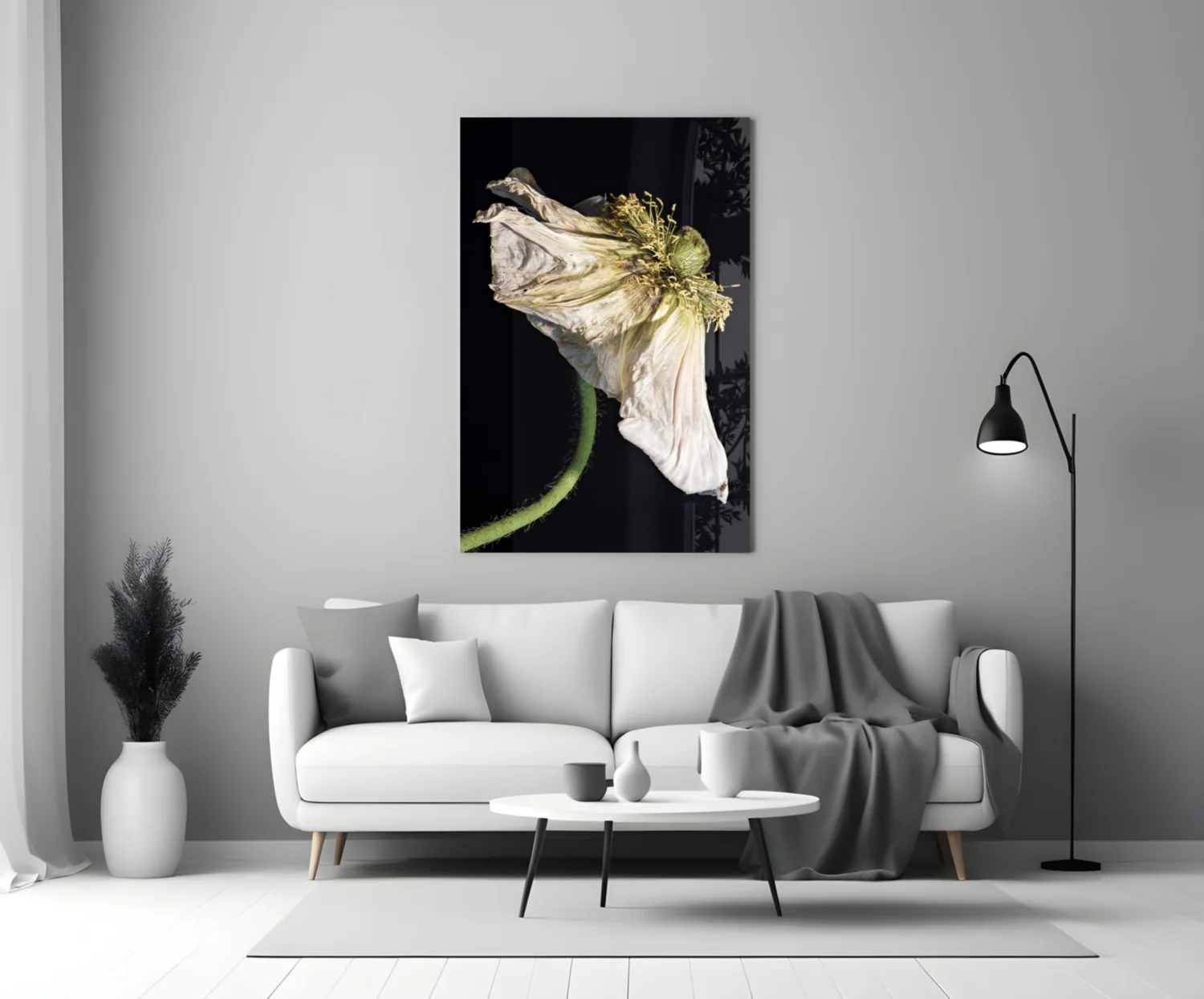 Flower Glass Wall Art - Image 4