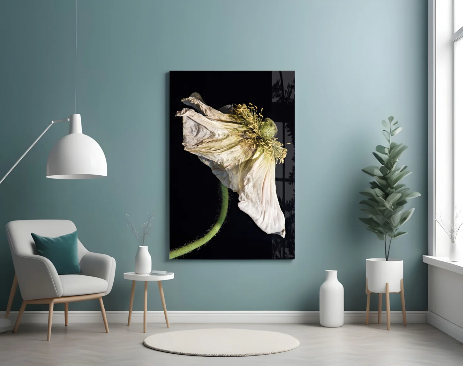 Flower Glass Wall Art - Image 5