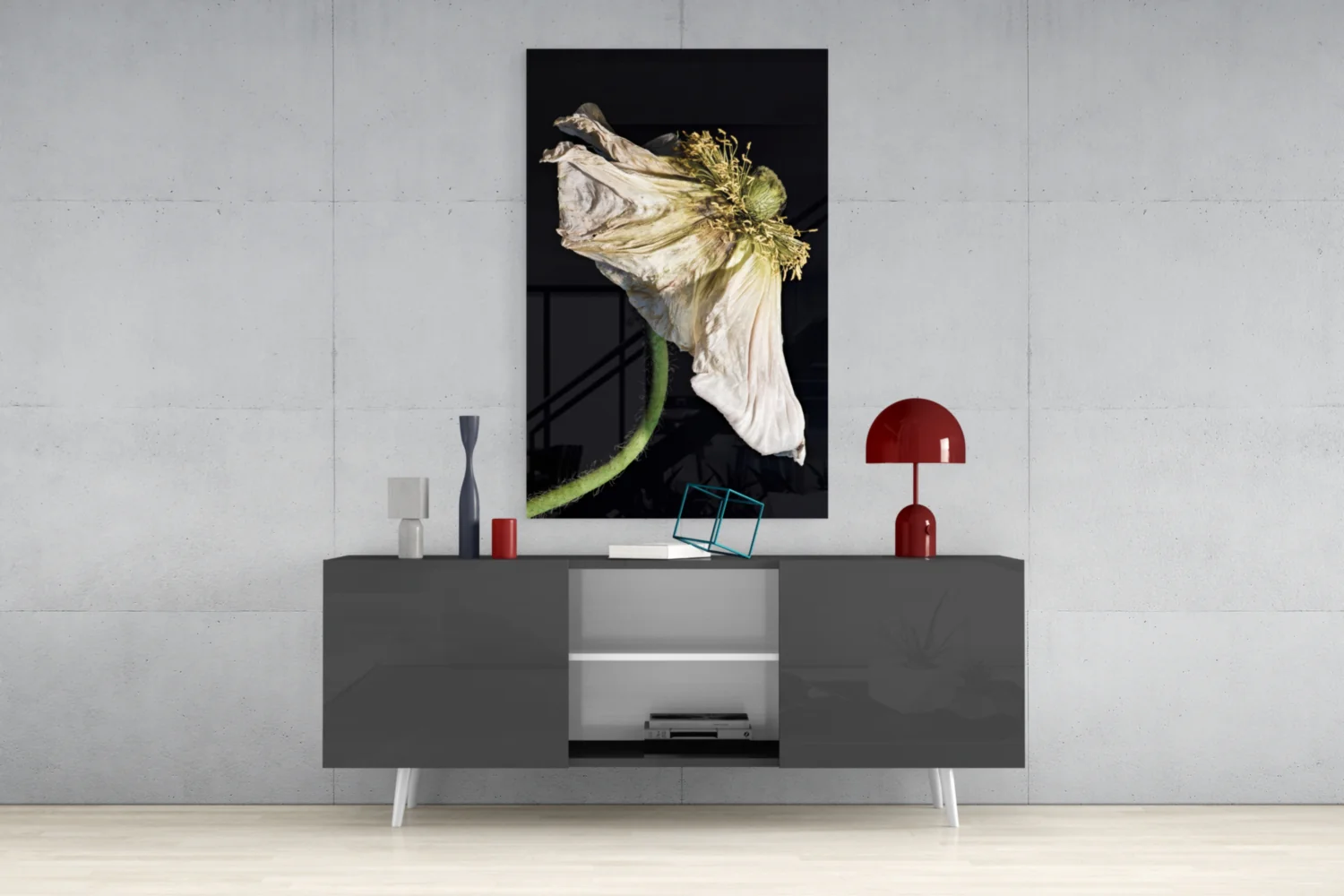 Flower Glass Wall Art - Image 9