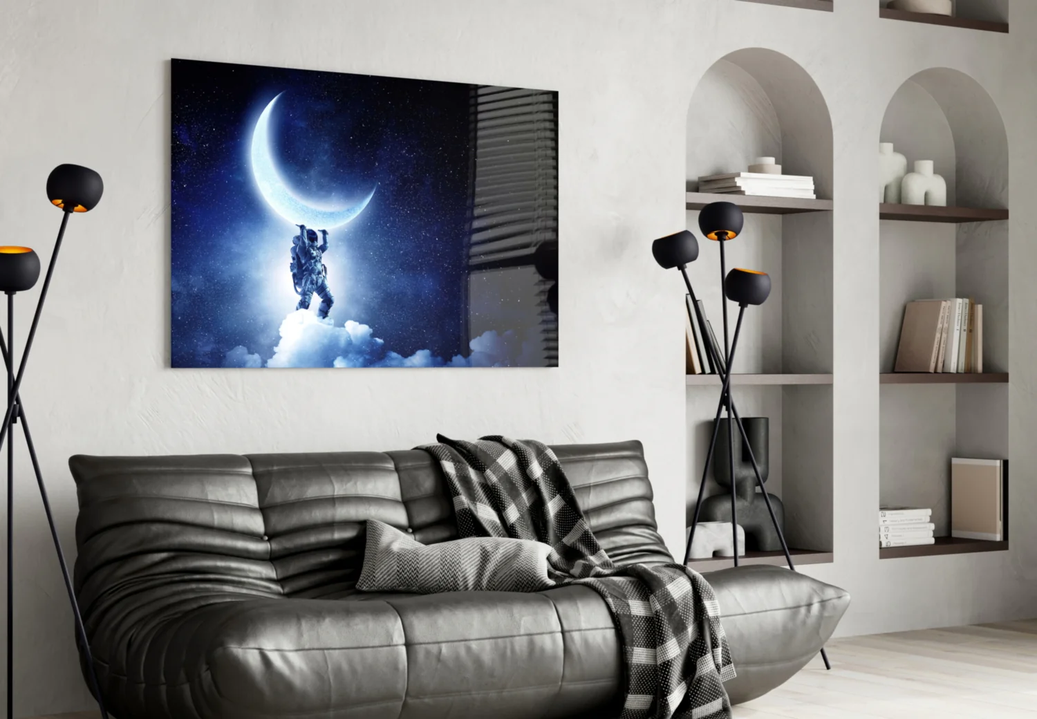 Moon bearer Glass Wall Art - Image 5