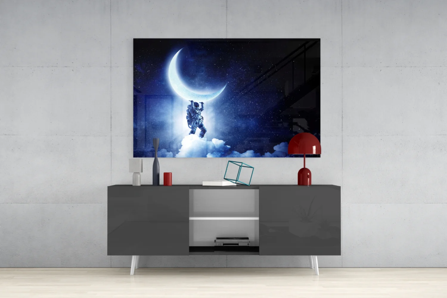 Moon bearer Glass Wall Art - Image 9