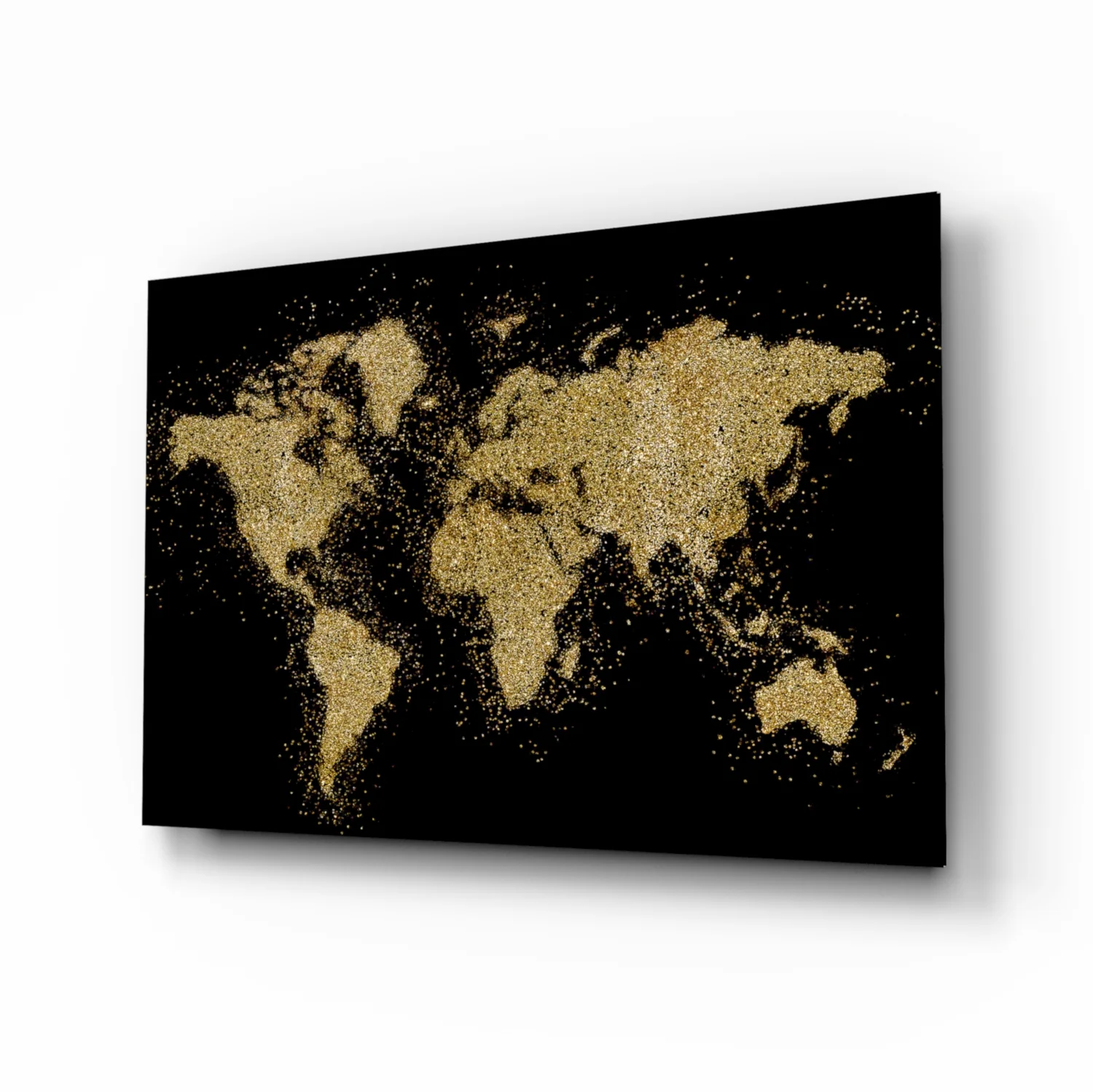 World Map Glass Wall Art - Image 2