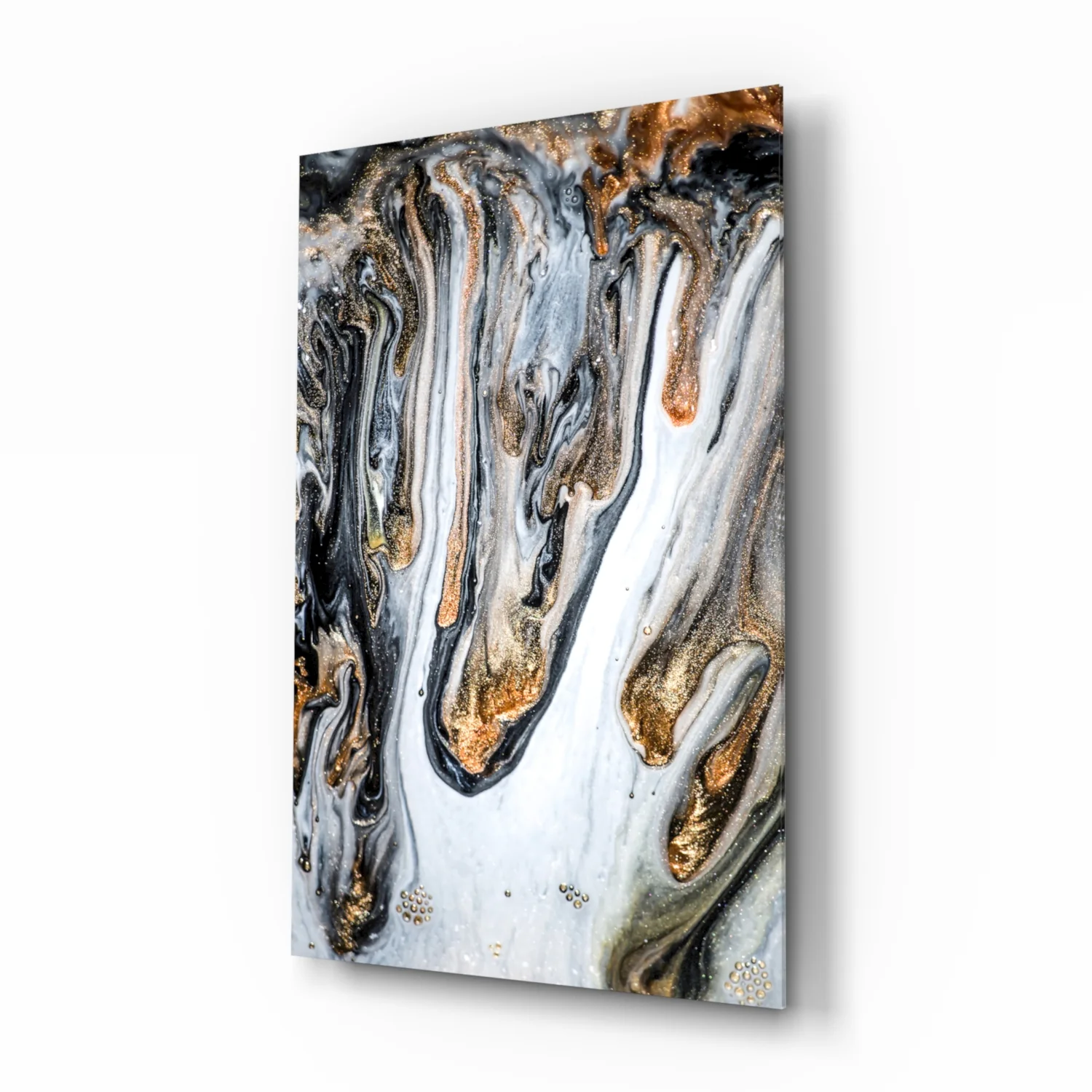 Abstract Glass Wall Art - Image 2