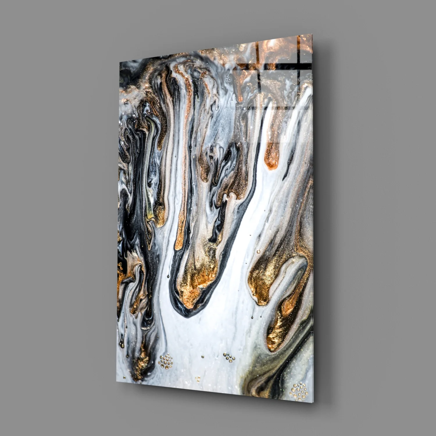 Abstract Glass Wall Art - Image 3