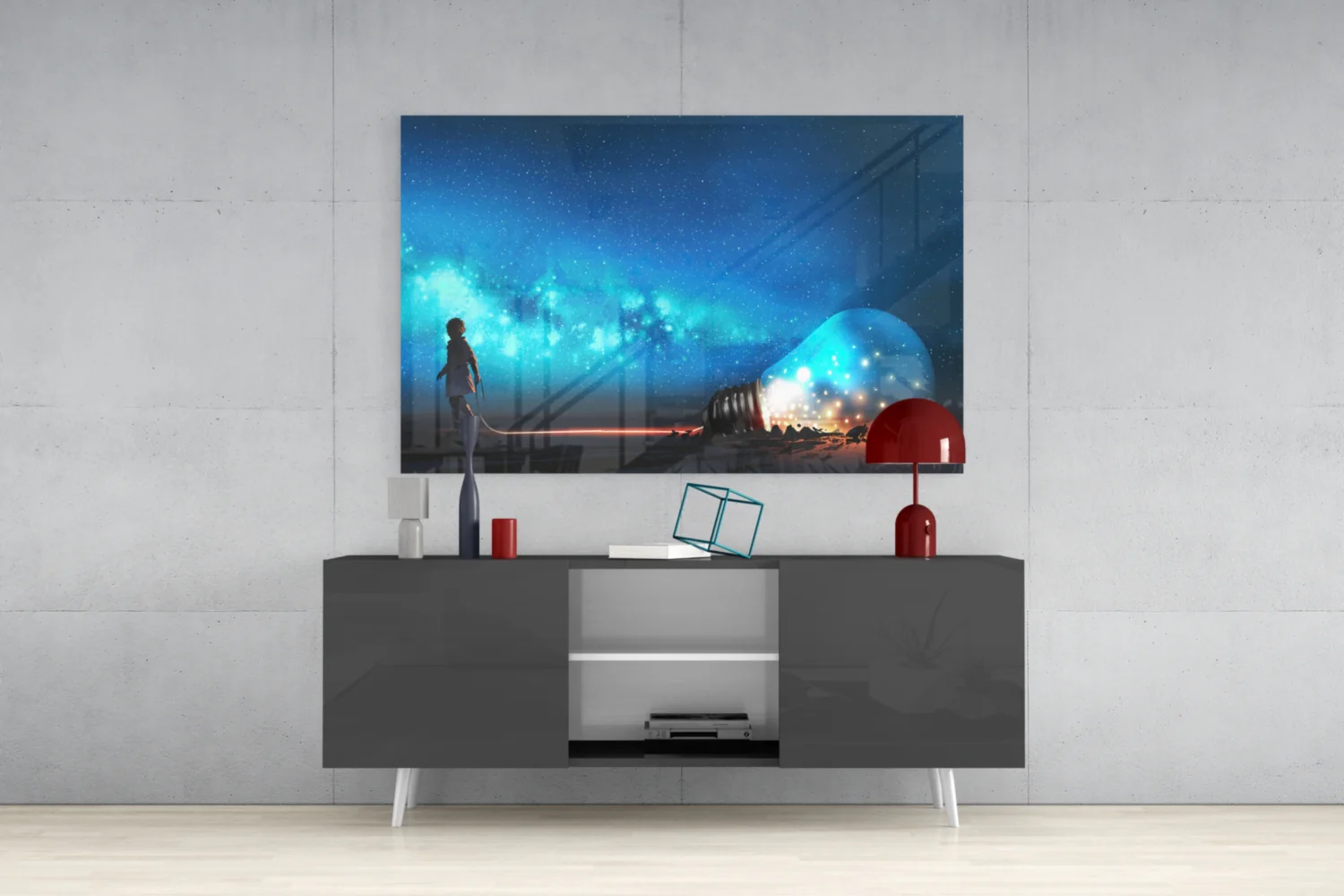 Starry Night Glass Wall Art - Image 9