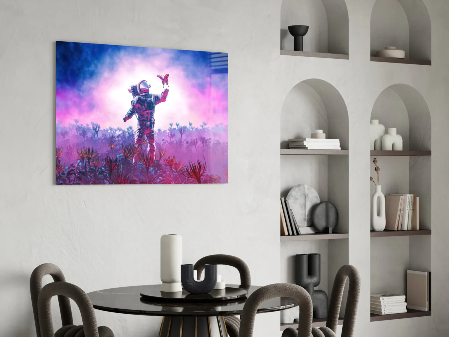Land of Butterflies Glass Wall Art - Image 6