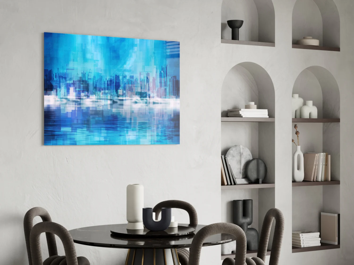 Abstract Glass Wall Art - Image 6