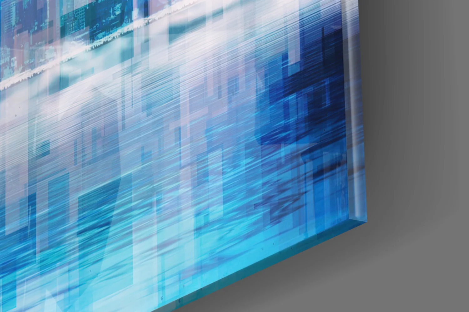 Abstract Glass Wall Art - Image 8