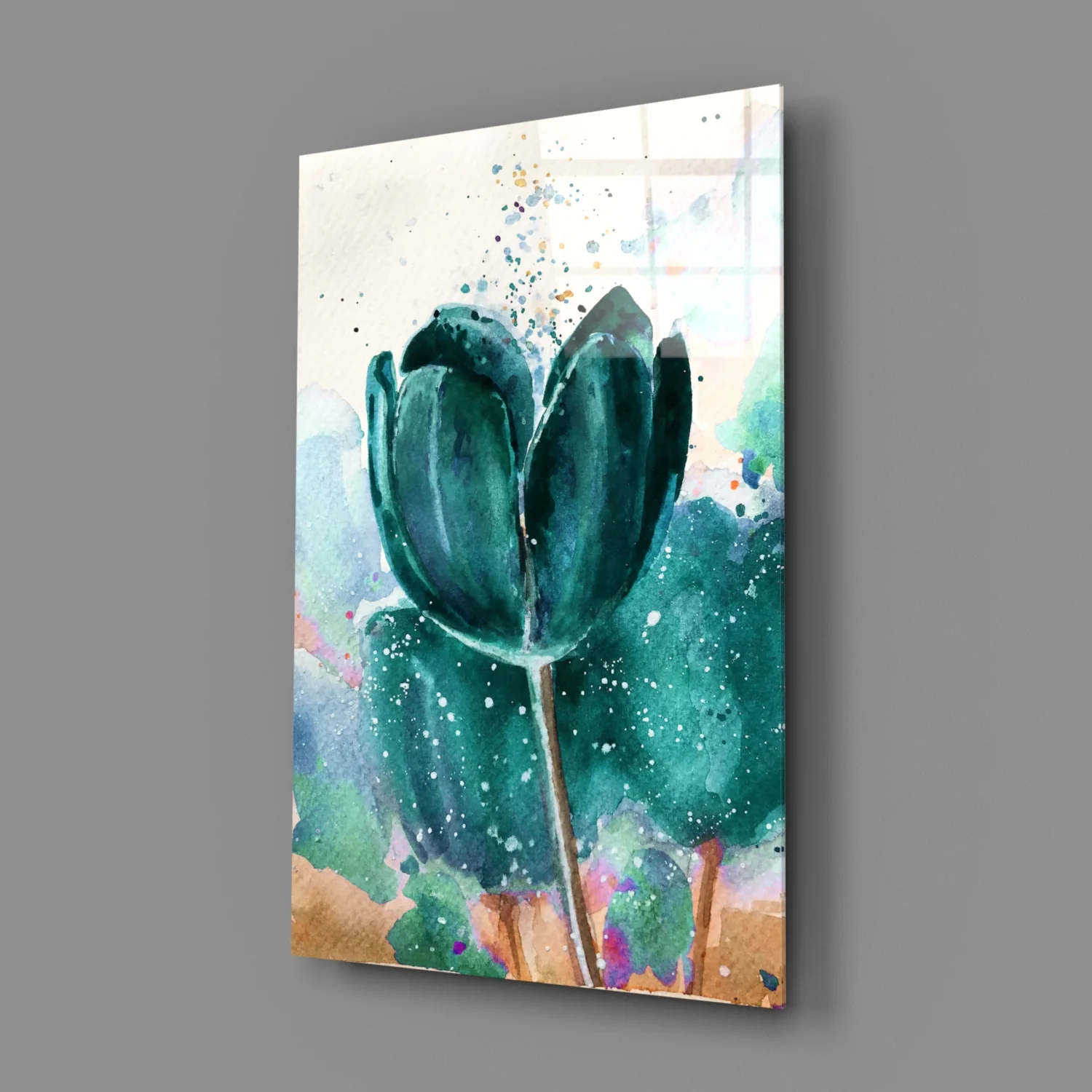 Tulip Glass Wall Art - Image 3