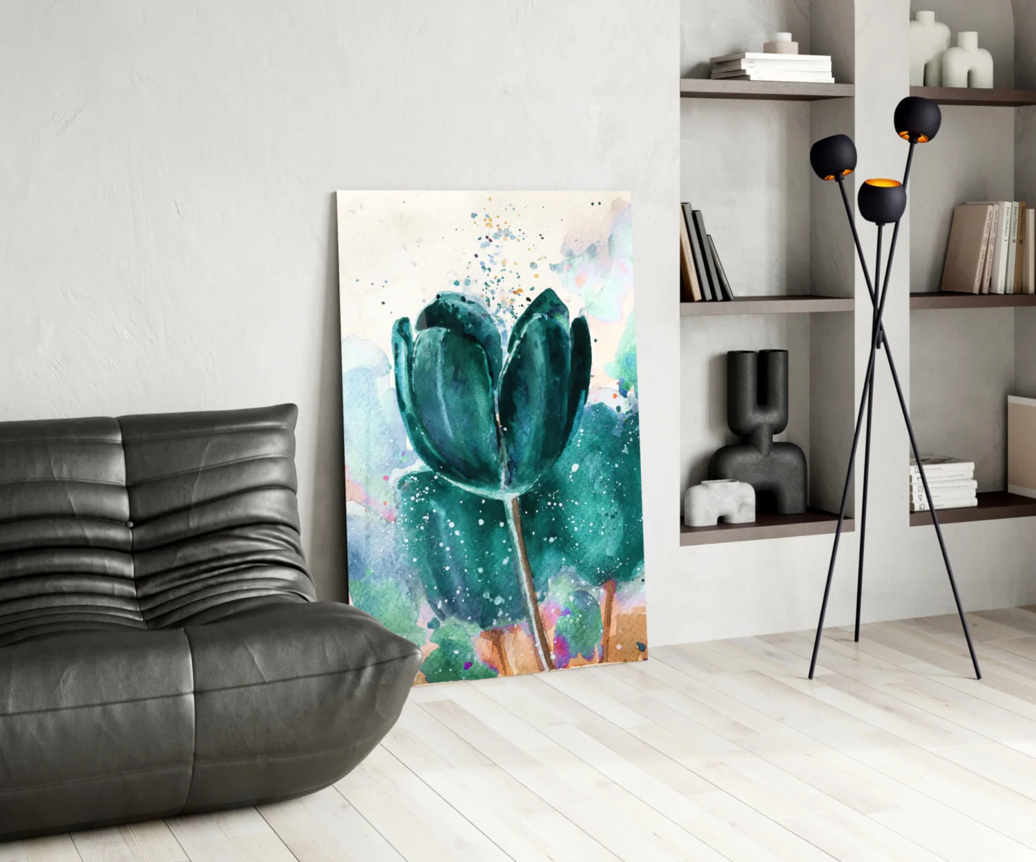 Tulip Glass Wall Art - Image 6