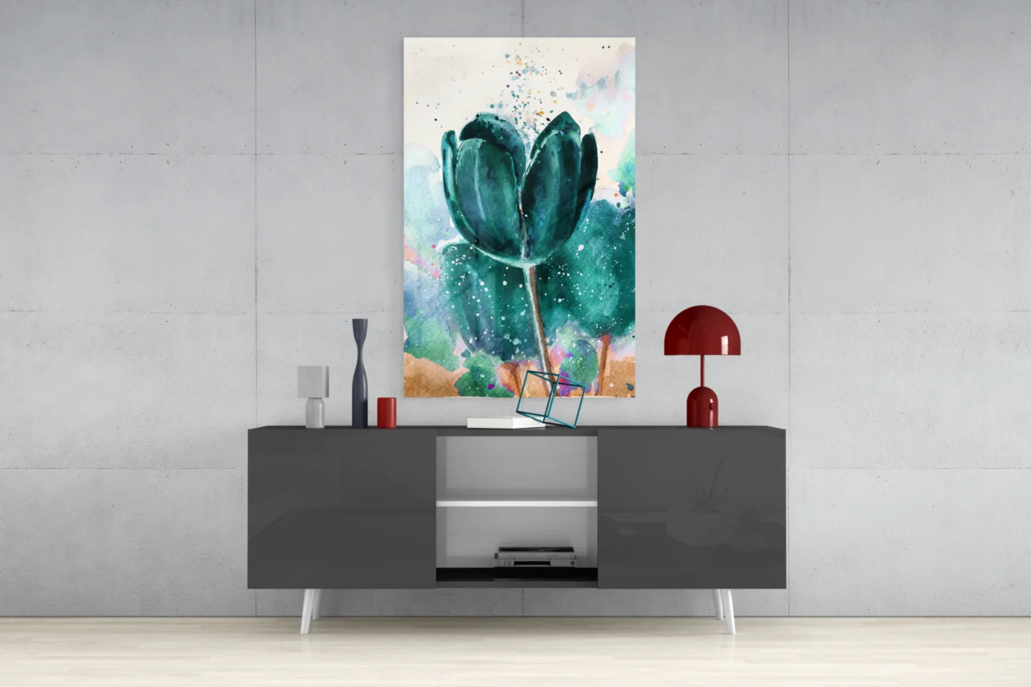 Tulip Glass Wall Art - Image 9