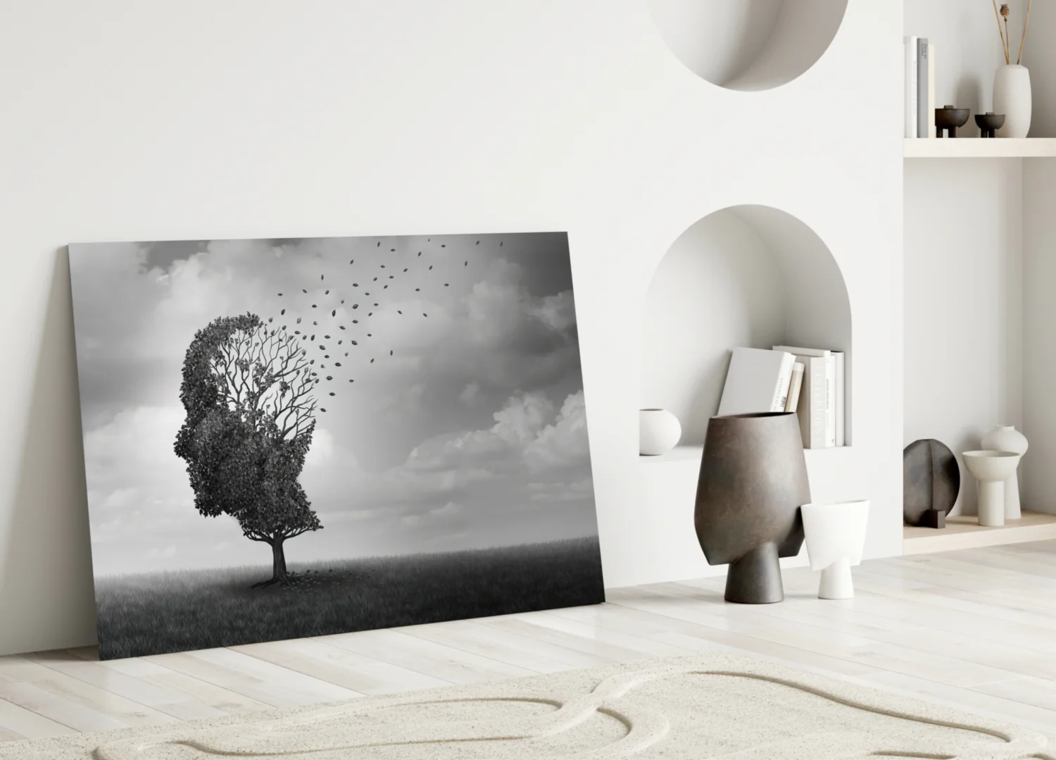 Autumn of Thoughts Glass Wall Art - Image 4