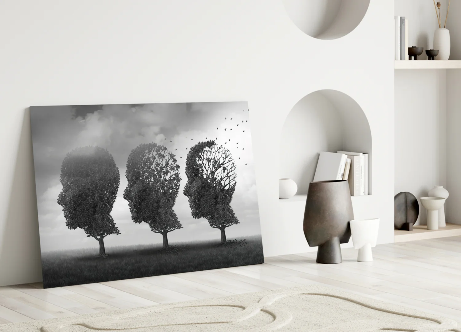 Autumn of Thoughts Glass Wall Art - Image 4