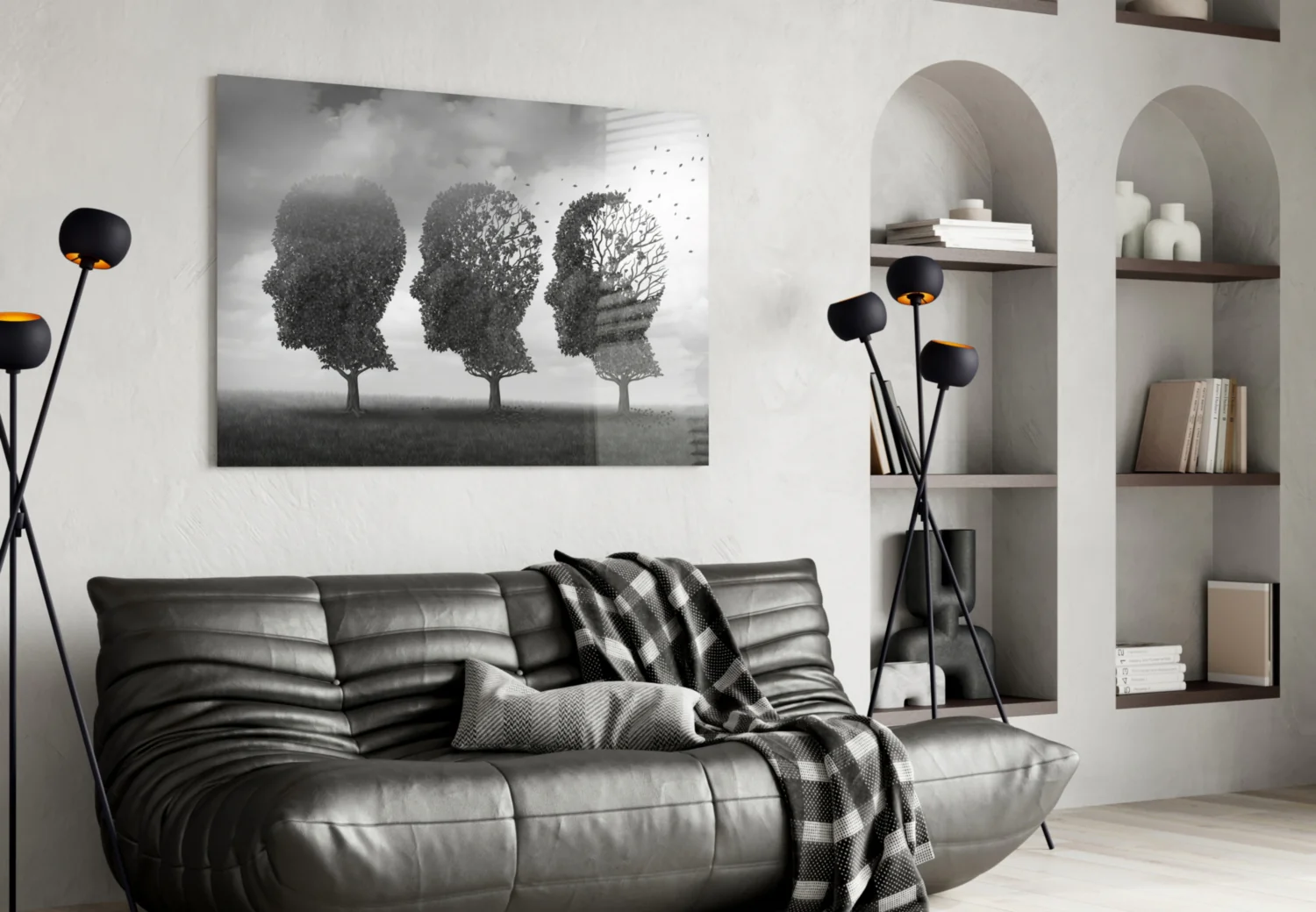 Autumn of Thoughts Glass Wall Art - Image 5