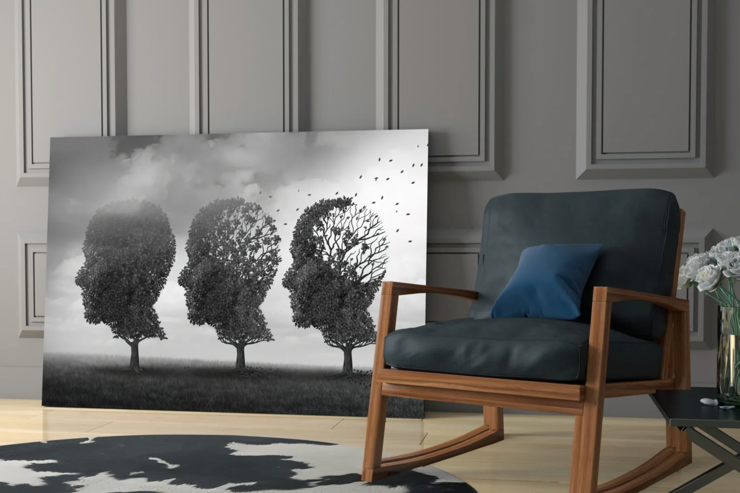 Autumn of Thoughts Glass Wall Art - Image 7