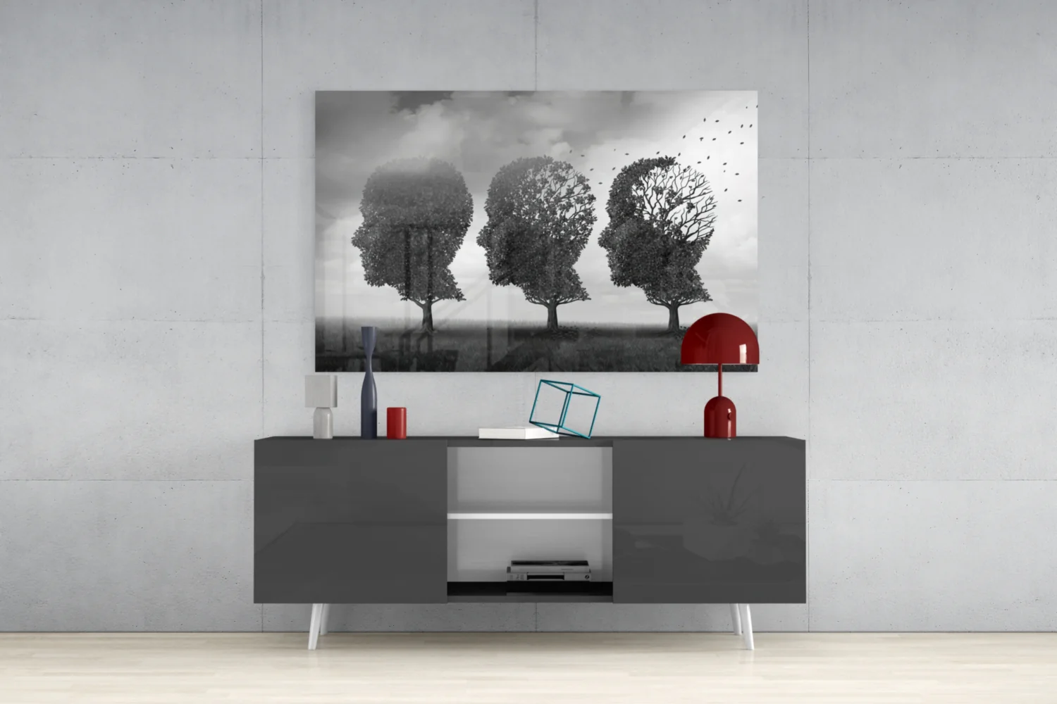 Autumn of Thoughts Glass Wall Art - Image 9