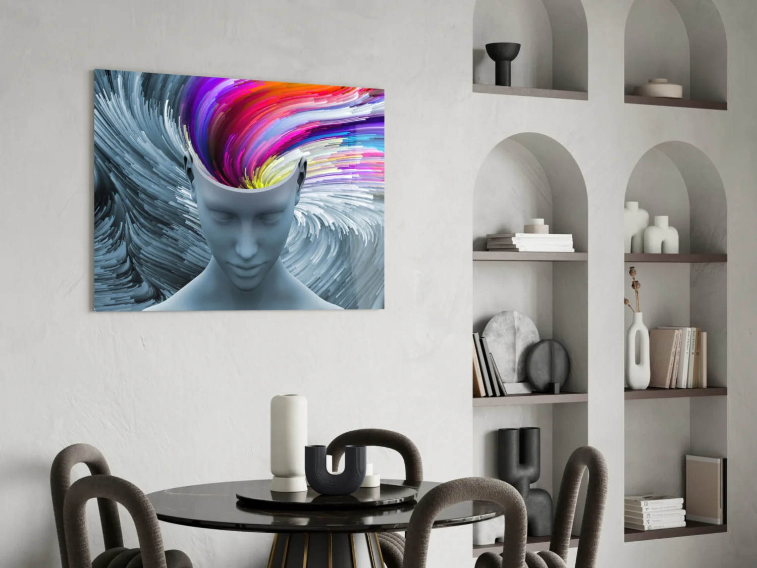 Color of Gray Glass Wall Art - Image 6