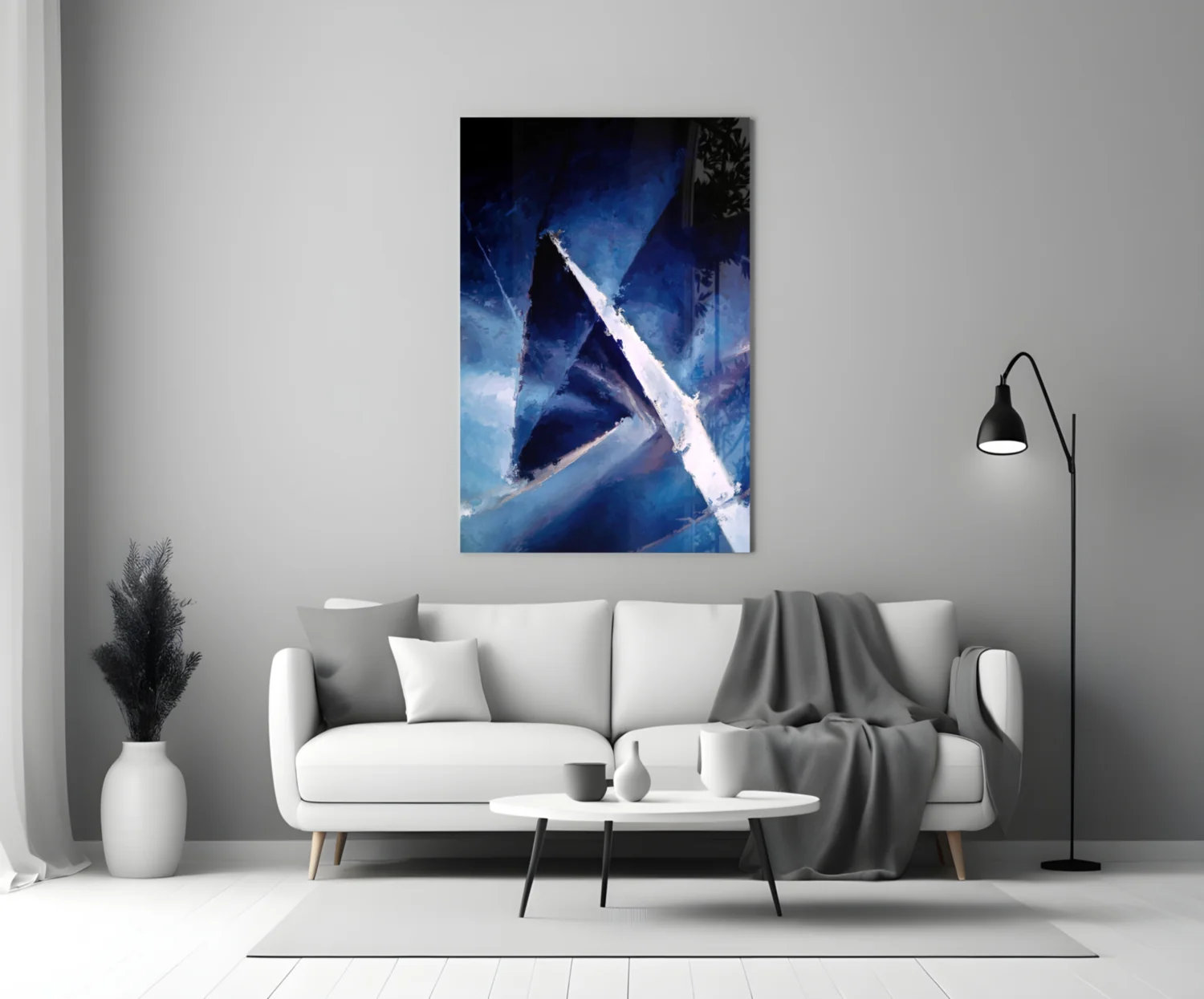 Abstract Glass Wall Art - Image 4