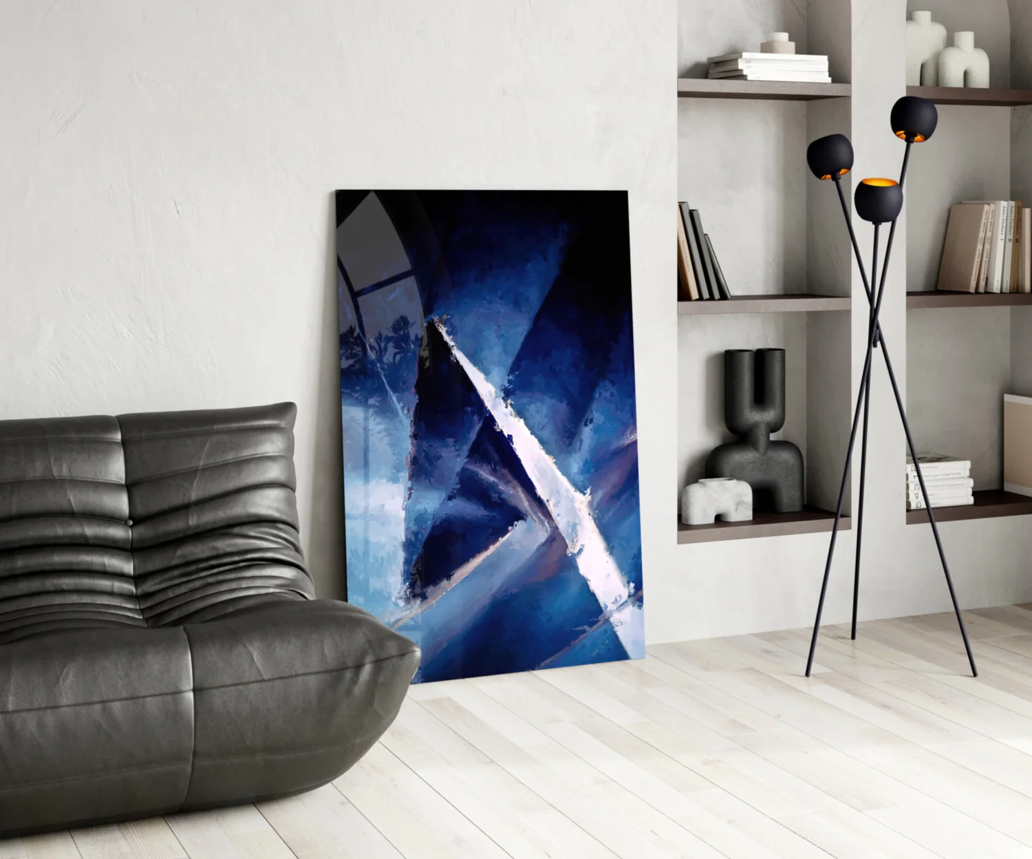 Abstract Glass Wall Art - Image 6