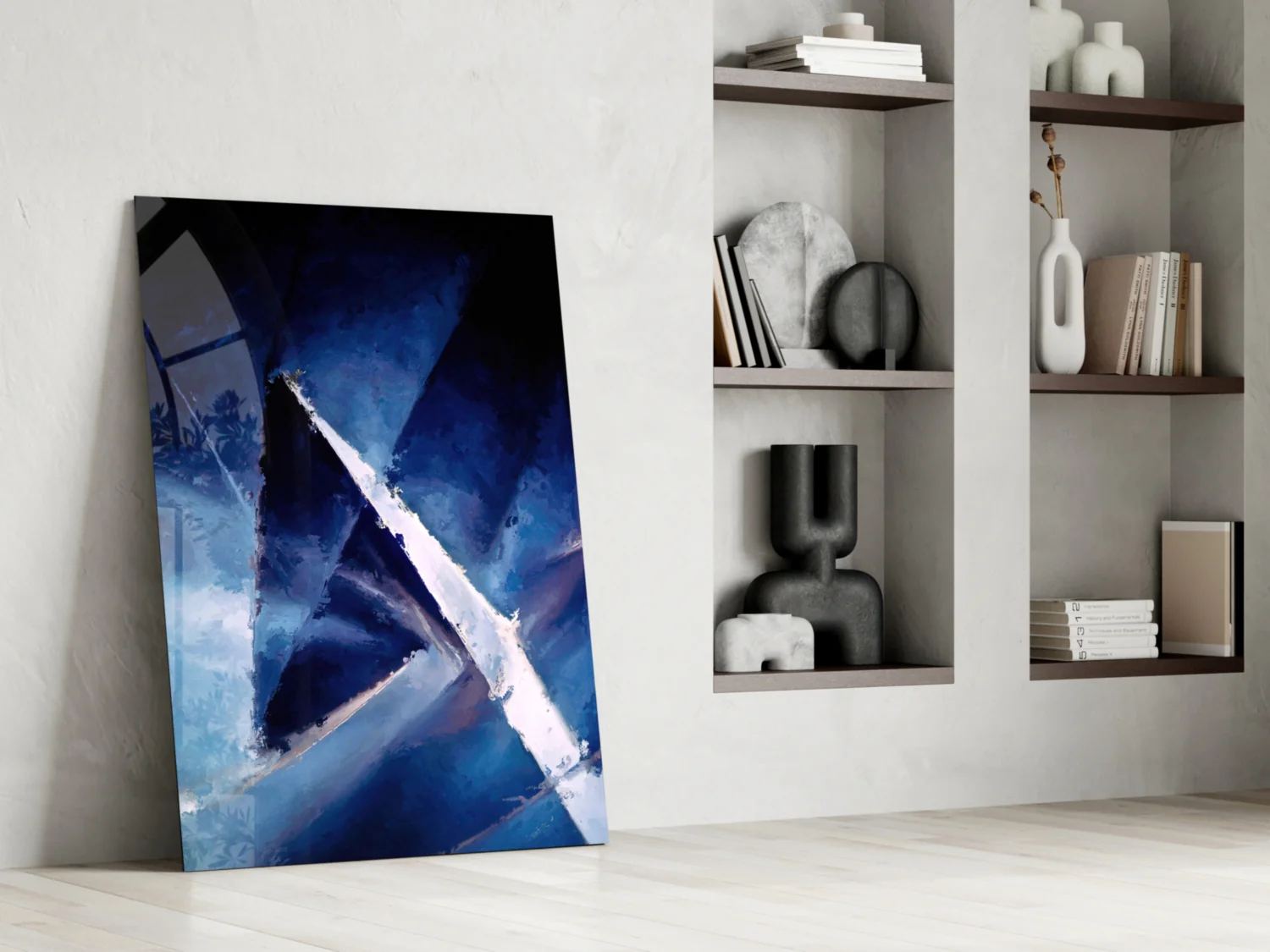 Abstract Glass Wall Art - Image 7