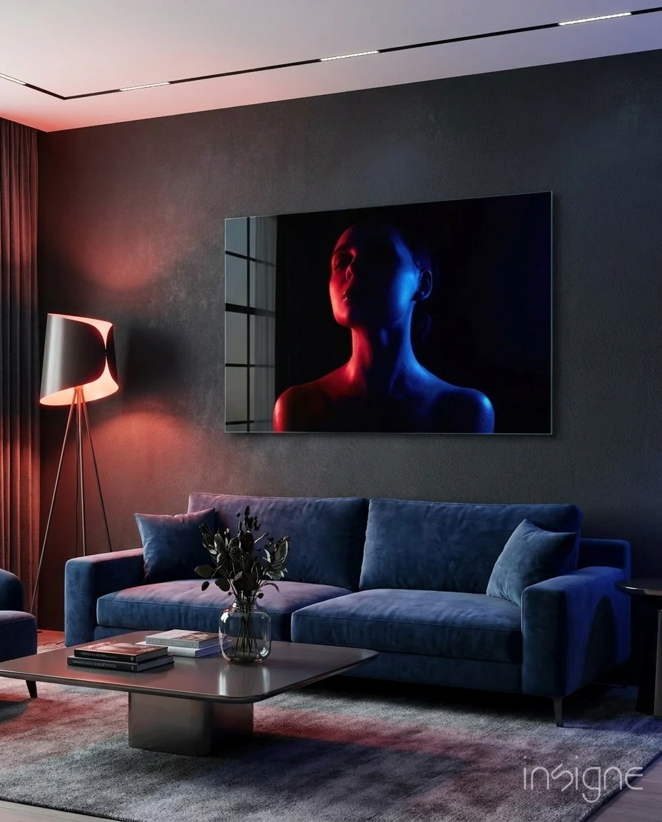Women's Glass Wall Art