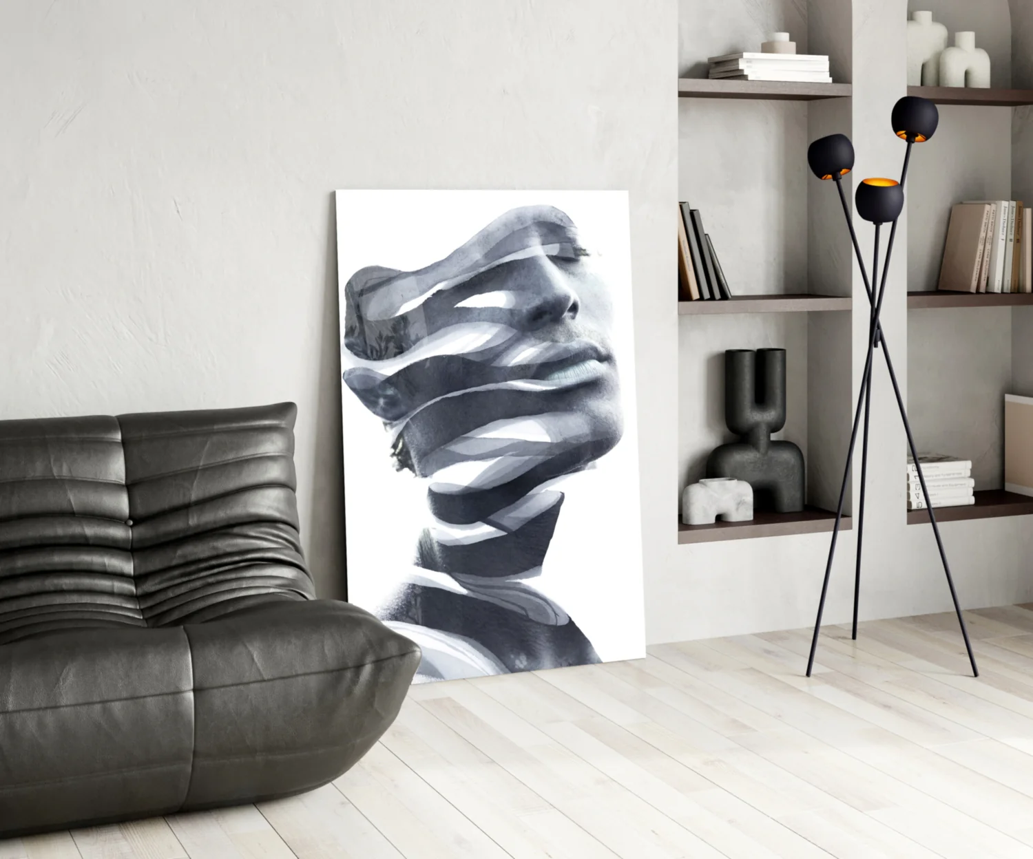 Man Glass Wall Art - Image 6