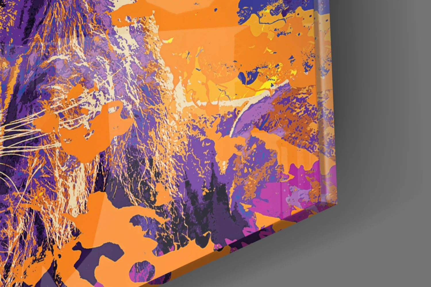 Lion Glass Wall Art - Image 8