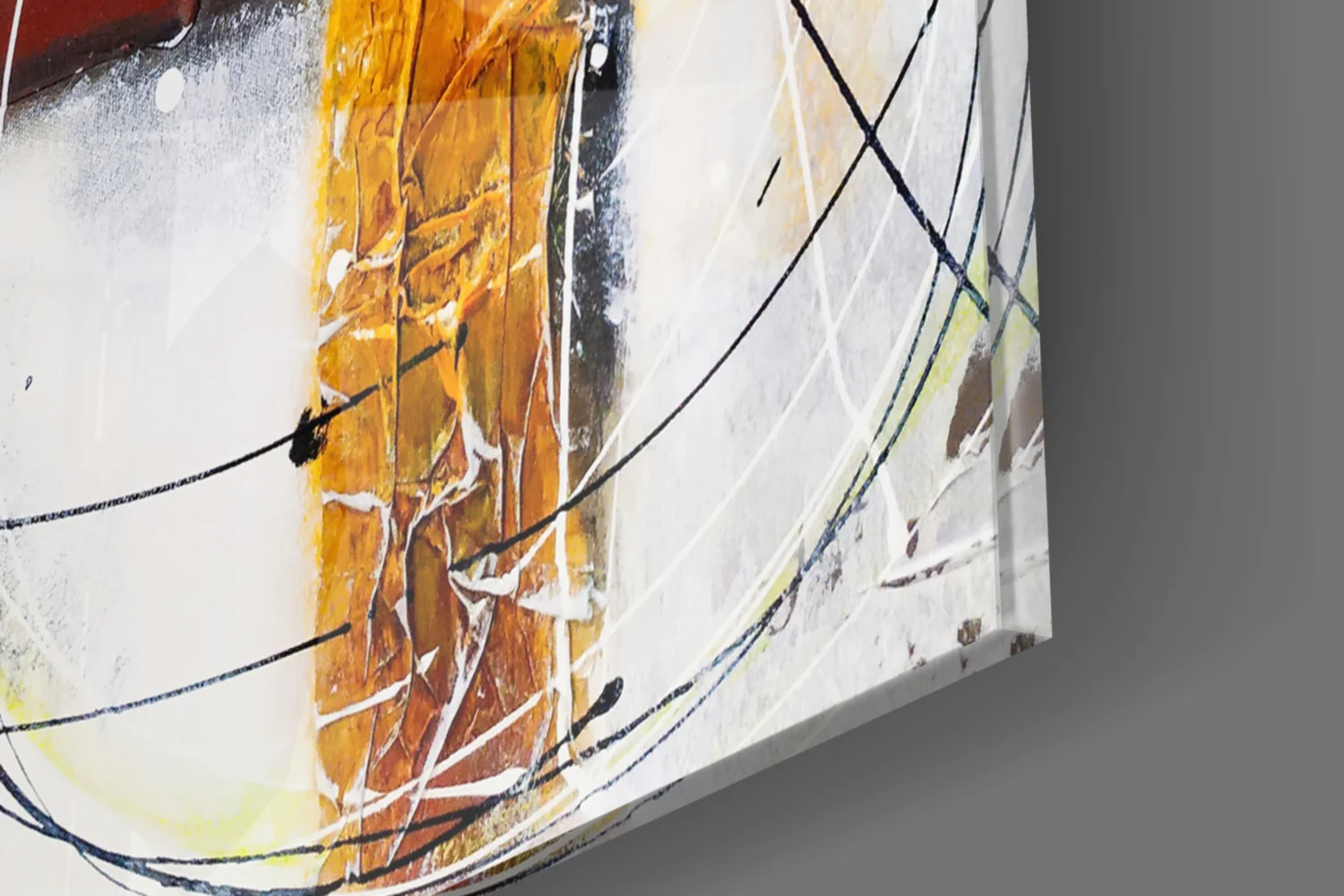 Abstract Glass Wall Art - Image 8