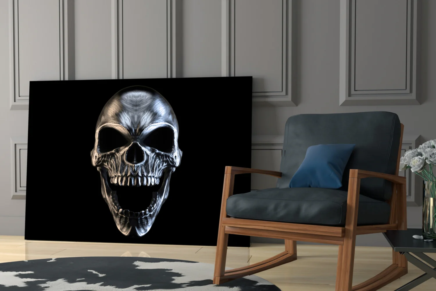 Skull Glass Wall Art - Image 7