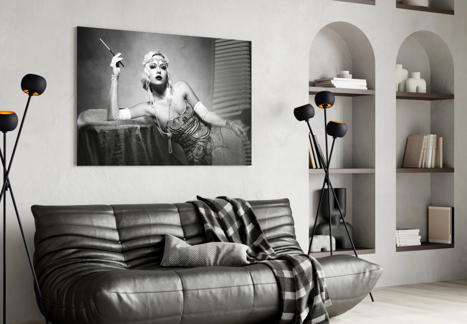 Roaring 20s Glass Wall Art - Image 5