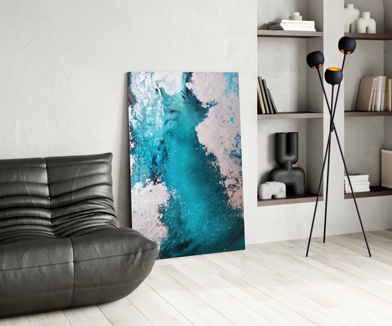 Colors of Abstraction Glass Wall Art - Image 6