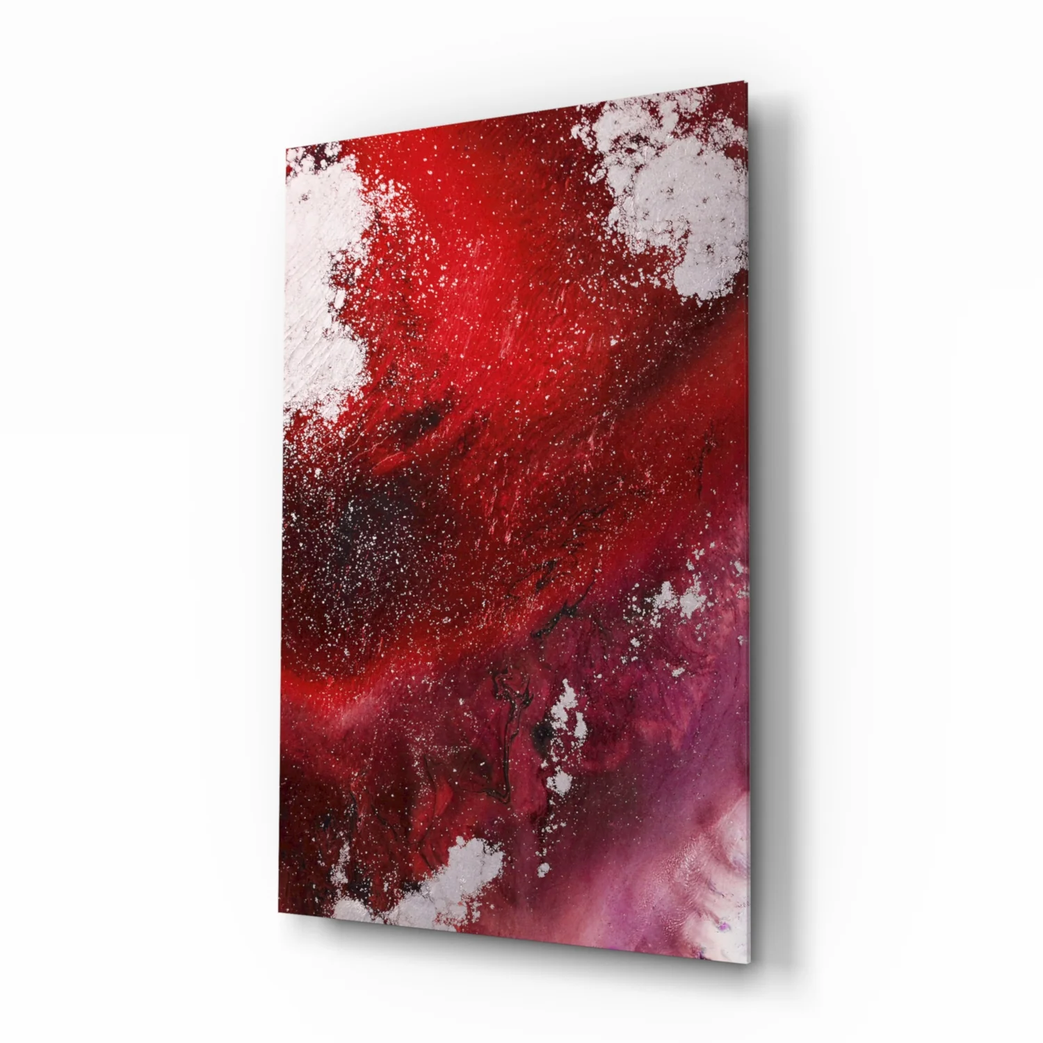 Colors of Abstraction Glass Wall Art - Image 2