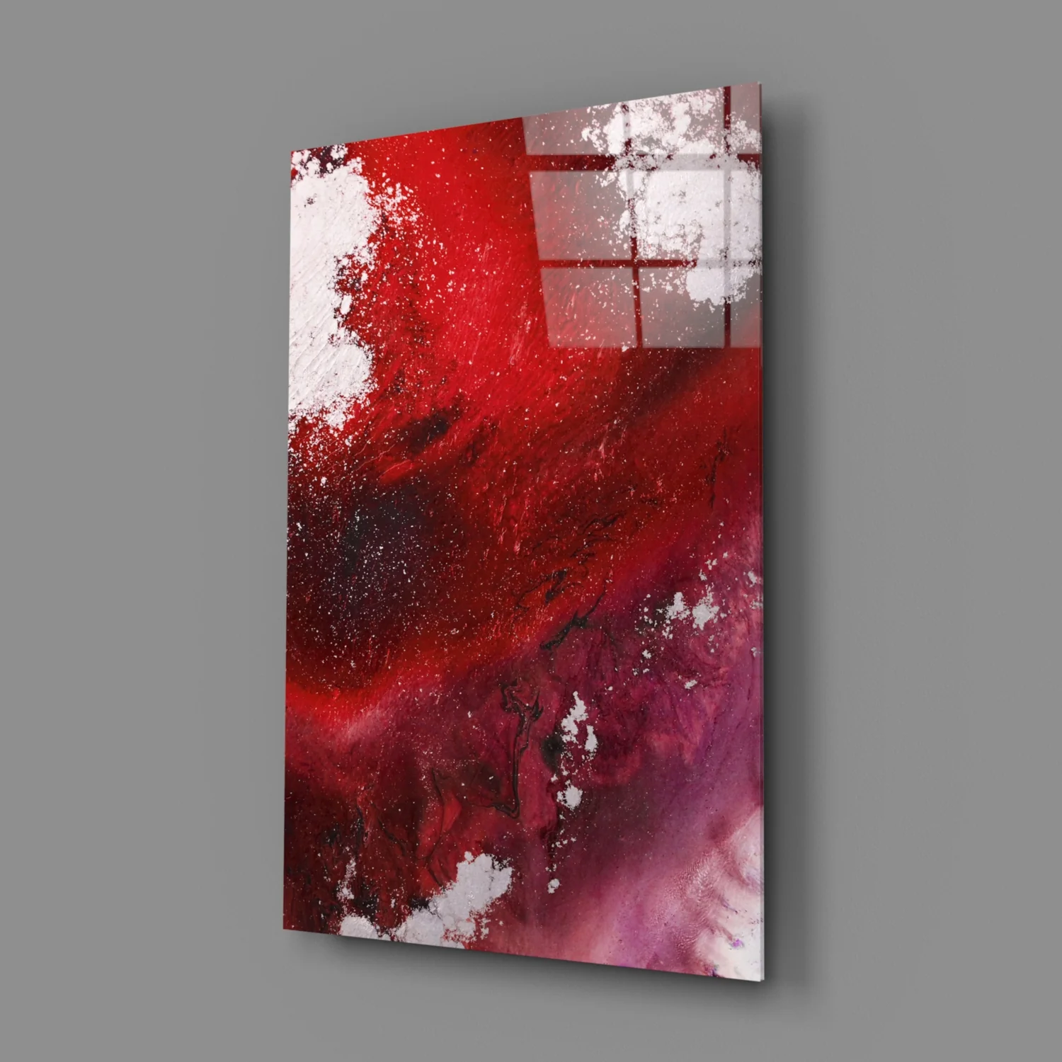 Colors of Abstraction Glass Wall Art - Image 3